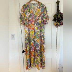 Never Fully Dressed Blossom Shoet Sleeve London Dress